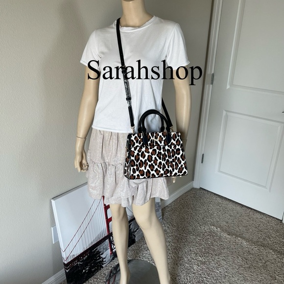 ♠️Kate Spade Madison Spotted Leopard Small Satchel - Picture 10 of 15